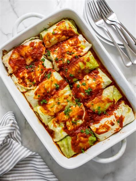 Low Calorie Cabbage Roll Casserole Gf Low Carb Skinny Fitalicious®