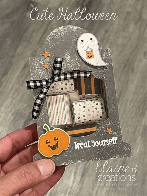 Cute Halloween Tombstone Treat Box Sweet Stampin With Elaine S