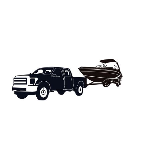 Truck Pulling Boat SVG, PNG, JPG Files - Etsy