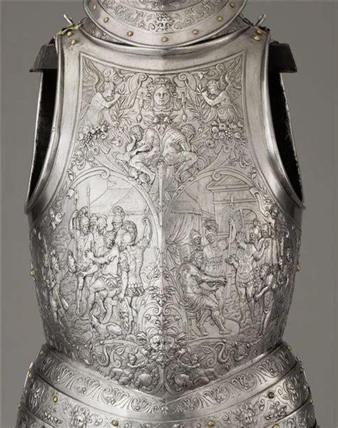 Armure Avec L Histoire De Pomp E Autrefois Dite D Henri Ii Louvre