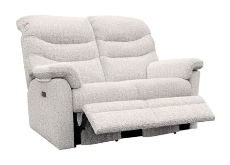 G Plan Ledbury 2 Seater Sofa With Double Power Recliners Headrest Lumbar And Usb Fairway