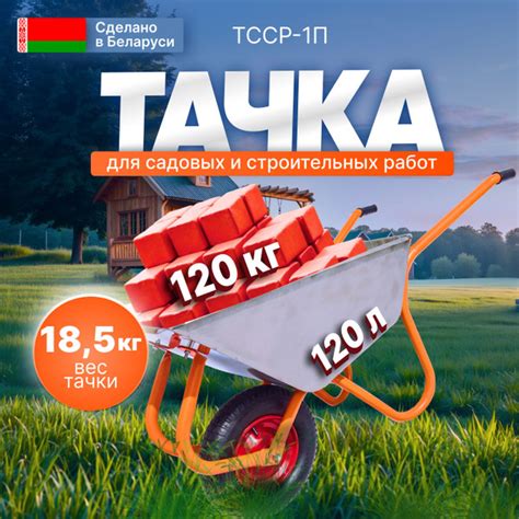 Тачка садовая КОМ ТССР-1, 120 кг - купить по выгодным ценам в интернет ...