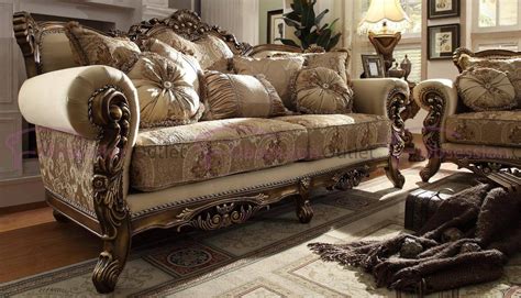 Baroque Design Sofa Home Furniture House Living Room Set Luxury Carved