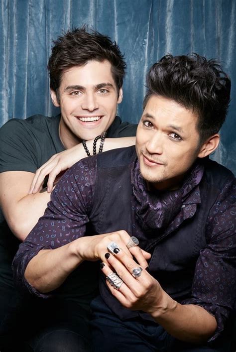 Shadowhunters Matthew Daddario And Harry Shum Jr As Alec Lightwood