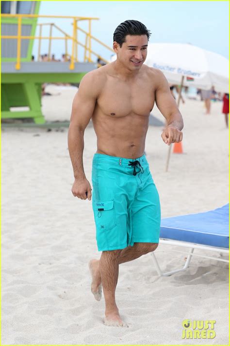 Mario Lopez Shows Off His Amazing Body At The Beach Photo