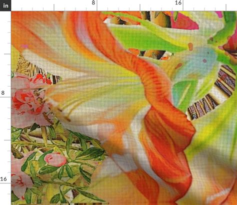 Watercolor Flowers Fabric Spoonflower