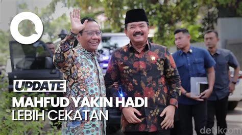 Mahfud Soal Hadi Jadi Menko Polhukam Bisa Lebih Lincah Dari Saya