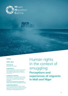 Forced Migration Current Awareness Thematic Focus Human Trafficking