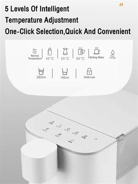 Ready Stock 即热式饮水机 XIAOMI 3L Water Dispenser Thermo Pot LCD Screen Digital Desktop Instant Hot
