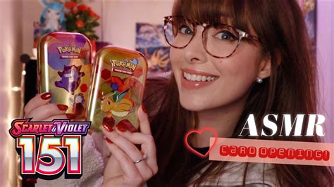 Asmr Pokemon Mini Tins Whispered Tcg Card Opening With