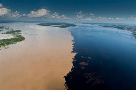 Encontro Das Guas Rio Tapaj S Rio Amazonas