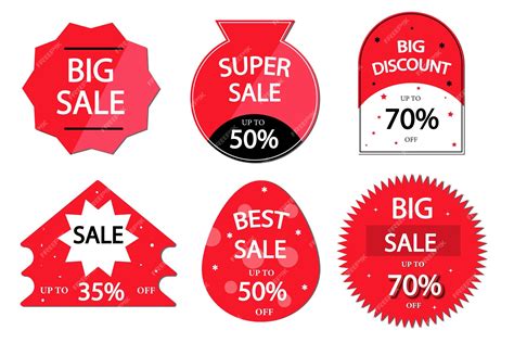 Premium Vector | Sale labels collection vector labels banner set stickers