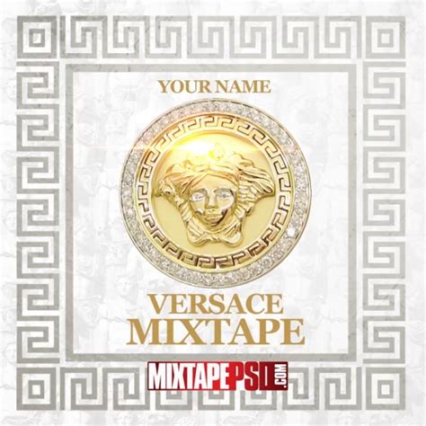 Free Mixtape Cover Template Versace Graphic Design MIXTAPEPSDS