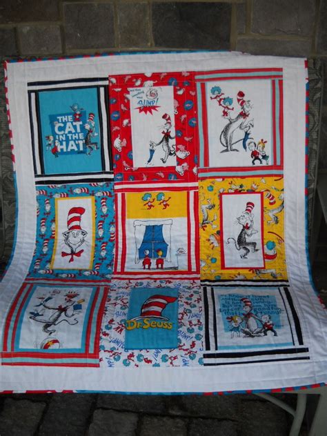 Dr Seuss Quilt Quilts Panel Quilts Childrens Quilts