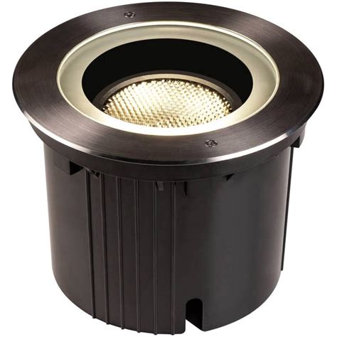 Luminaria Led Empotrable Suelo Exterior Slv Dasar Acero Inox