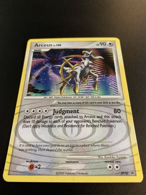 Mavin Arceus Dp Holo Rare Nm Promo Pokemon