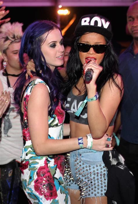 Katy Perry And Rihanna Coachella Celebrities At Music