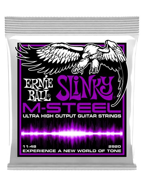 Ernie Ball 2920 11 48 M STEEL Cuerdas Guitarra Eléctrica SLINKY