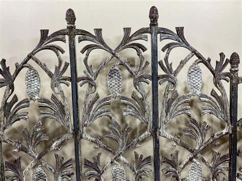 Iron Pinecone Fireplace Screen Wrought Iron Fireplace Screen