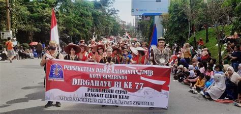 Peringati Hut Ri Ke Pemkot Samarinda Gelar Pawai Pembangunan Dan