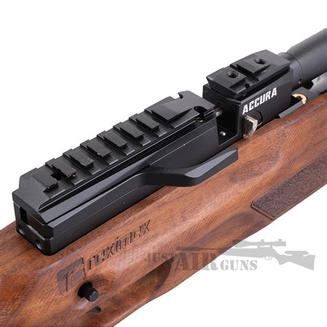 Reximex Accura Walnut Pcp Air Rifle 22 Just Air Guns