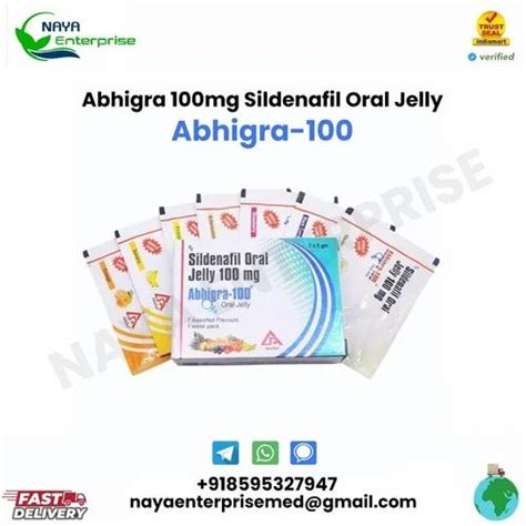 Abhigra 100mg Sildenafil Oral Jelly At Rs 80 Box In New Delhi Id 2852787955473