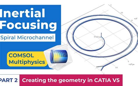 COMSOL Tutorial Inertial Focusing In Spiral Microchannel Part 2