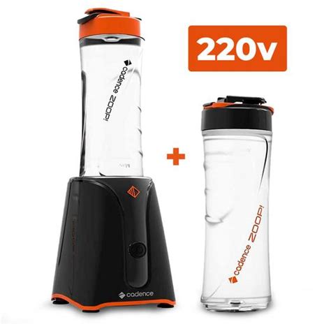 Liquidificador Portatil Cadence Blender 2 Jarras Preto Liquidificador