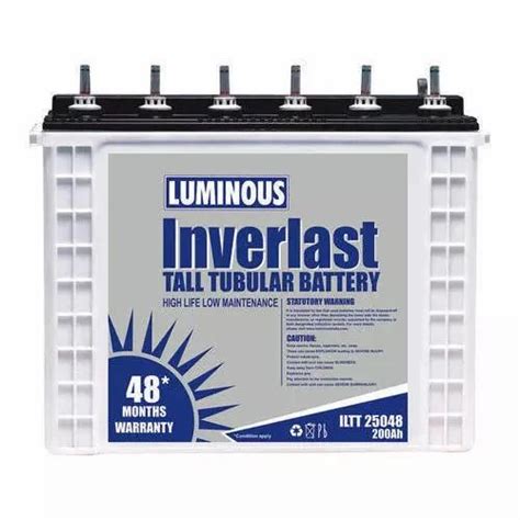 Luminous Inverlast Tall Tubular Inverter Battery 24v 200ah Luminous