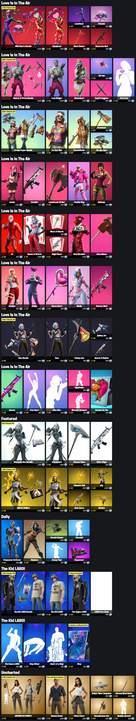 La Boutique Fortnite Du Mardi F Vrier