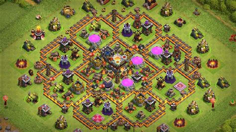 Aldea Para Th 10 Full Trophy Base Clash Royale Wallpaper Trophy