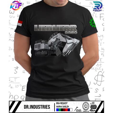 Jual Kaos Tambang Alat Berat Pertambangan Liebherr Excavator