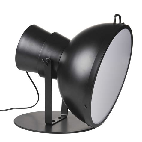 Lampe Orientable En M Tal Noir Et Plexiglas Soft Maisons Du Monde