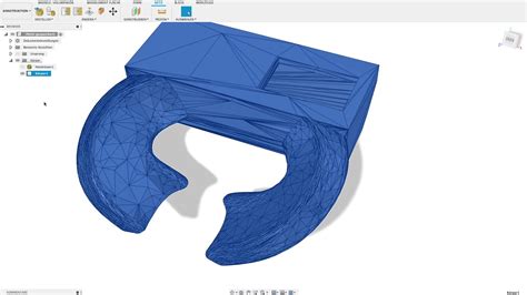 Fusion 360 Deutsch Tutorial große STL in Volumenkörper umwandeln zu