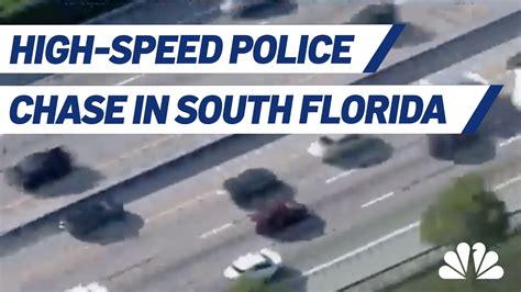 Full Video Of Police Chase Through South Florida Suspects In Custody Youtube