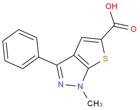 3 METHYL 1 PHENYL 1H THIENO 2 3 C PYRAZOLE 5 CARBOXYLIC ACID 24086 27 9