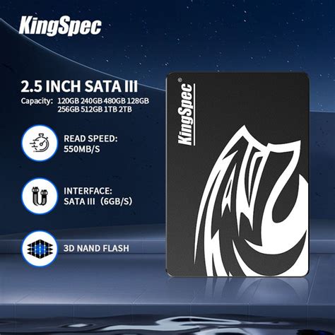 256 ГБ Внутренний SSD диск KingSpec 2 5 SATA3 0 SSD P3 256 купить