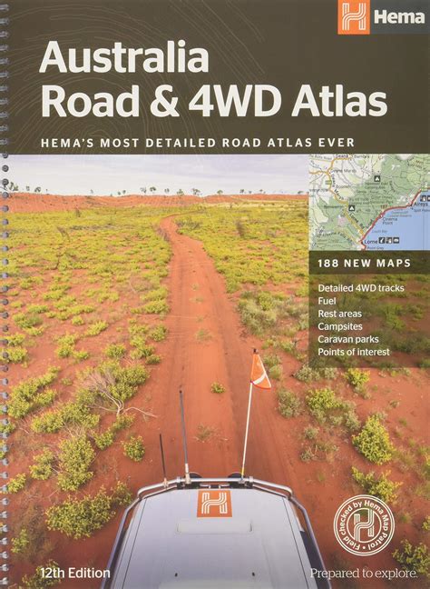 Australia Road And 4wd Atlas Spiral 2018 Hemaa040sp By Hema Maps