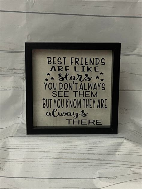 Best Friend T Shadow Box Picture Frame Best Friends Are Etsy