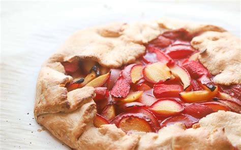 Plum-Almond Galette - A Little Nutrition Winnipeg Dietitians