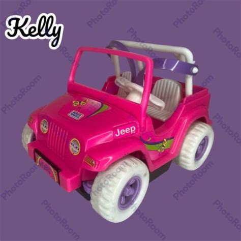 Kelly Power Wheels Jeep 1997 Barbie Doll Toy Pink Vintage Car | #4684842859