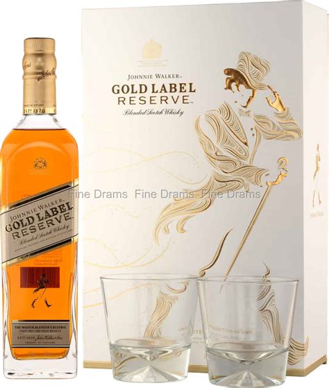 Johnnie Walker Gold Label Reserve Whisky Gift Pack Glasses