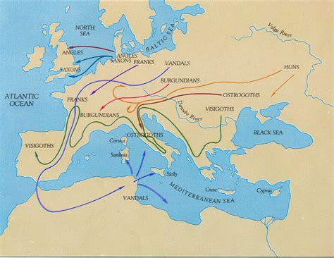 The Emergence of Barbarian Kingdoms in Western Europe with the ...