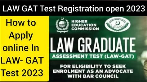 Law Gat Registration How To Apply In Law Gat Test Law Graduate