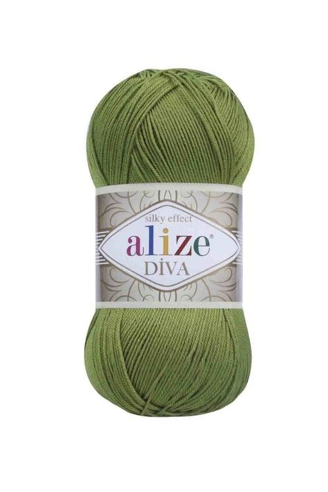 Alize Diva Merserize Ince Ip Yazlık Bikini Bustiyer Bluz Örgü Ipi Örgü Crop Modelleri 210 Yeşil