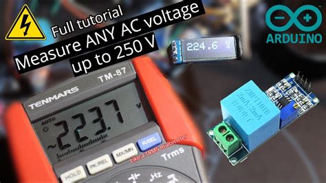 Easy Measure Of Any Ac Voltage With Arduino And Zmpt101b Up To 250v