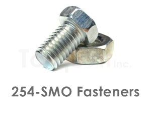 254 SMO Fasteners 254 SMO Bolts Nuts Washers