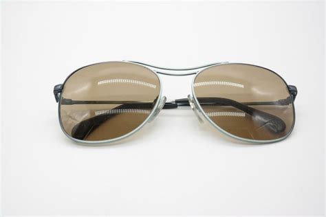 Vintage Menrad 332 Blau Grün Oval Sonnenbrille sunglasses Brille NOS eBay