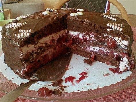 Kirsch Schoko Torte Von Silkimilki Chefkoch