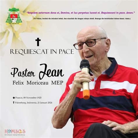 In Memoriam Romo Jean Felix Morisceau MEP SESAWI NET